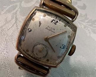 Elgin DeLuxe Mechanical Watch 10K Gold Filled