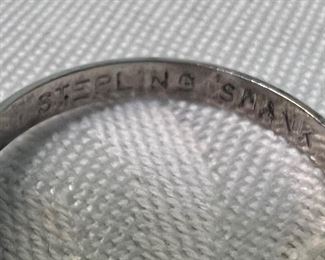 Sterling Silver Jeweled Ring