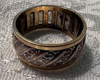10K GF & Sterling Silver Ring