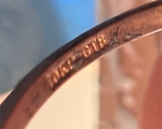 10K Gold Jeweled Ring