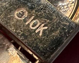 10K Gold Clasp Bangle