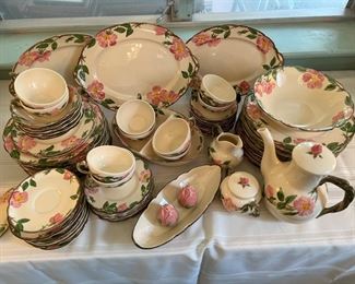 Franciscan Hand Decorated Porcelain China (78pc)