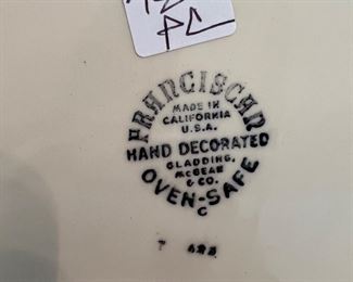 Franciscan Hand Decorated Porcelain China (78pc)