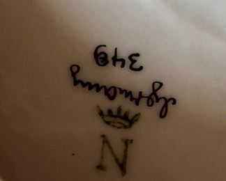 Vintage Dresden Porcelain Lace Figurine Woman 