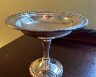 Sterling Silver Weighted Pedestal Candy Dish