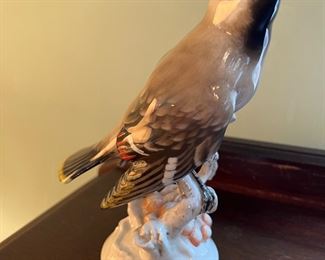 Rosenthal Vintage Porcelain Waxwing Figurine