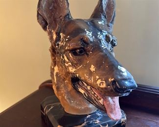 Rosenthal Vintage Porcelain German Shepard Figurine