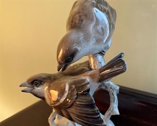 Rosenthal Vintage Porcelain Sparrows Figurine