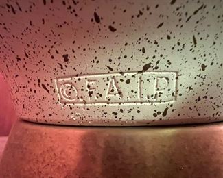 Mid Century Modern FAIP Chalkware Lamp (pr)