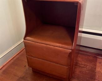 Russel Wright Star Dust 2 Drawer End Table(pr)