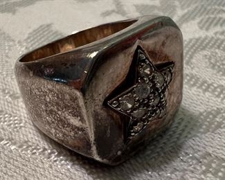 Sterling Silver Star Ring