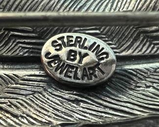 Sterling Silver Feather Pin