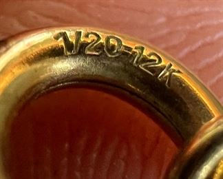 1/20 12K Gold Clasp Necklace