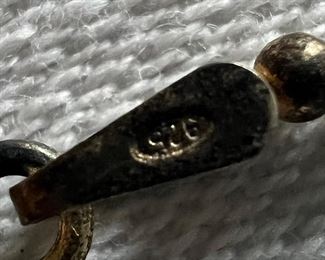 Sterling Silver Necklace w Pendant