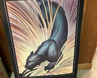 Vintage Buyenlarge Stalking Panther by Major Felton Poster