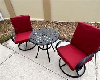 Bistro Table and 2 Chairs $200