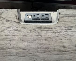 Night Stand with electrical outlet and usb charger SOLD