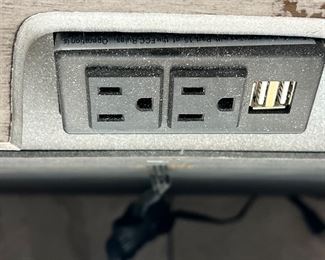 Night Stand with electrical outlet and usb charger