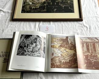 $2,000 - $3,000.	Alexei Kravchenko.  Damn at Dneiprestroi, very scarce woodcut in colors.  Accompanied by a catlogue raisonne of the artist's works which lists the print.  Measures approximately 18.5" by 12".