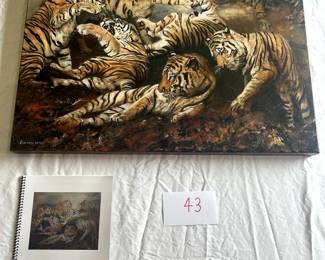 $3,000.	Oil on canvas by Spanish artist Corvengi.  Measures 19" by 24".