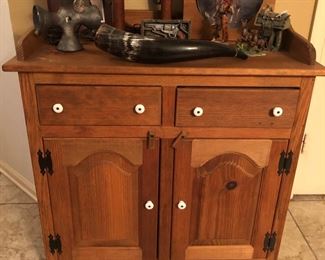 Amish vintage wood cabinet