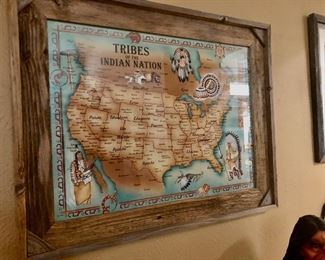 Tribes of the Indian Nation map