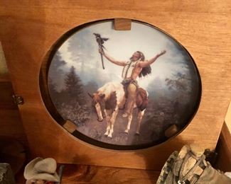 Framed warrior plate