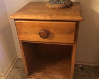 Small oak side table