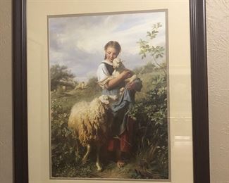 Vintage countryside picture