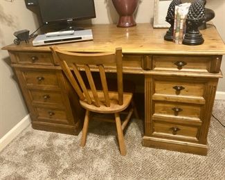 Vintage wood desk
