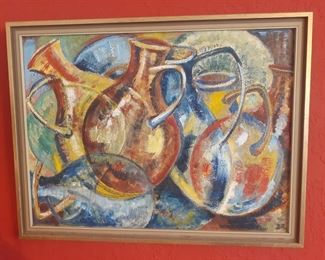 Expressionist Art "Pitchers" 