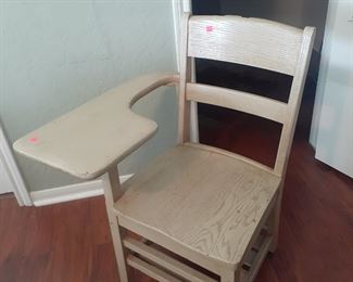 Vintage Wooden School Desk