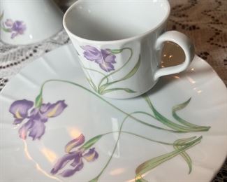 Lunch set fine bone china.  