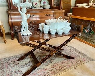 Milk Glass Punch Bowl Set