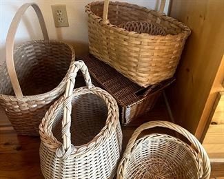 Many baskets, all shapes and types