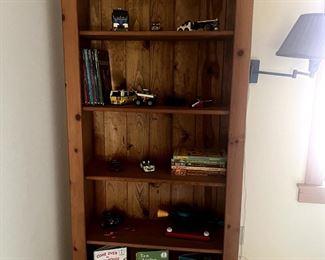 Solid oak bookcase $345