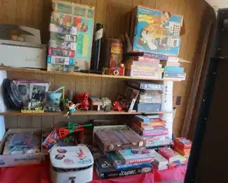 Vintage toys and games