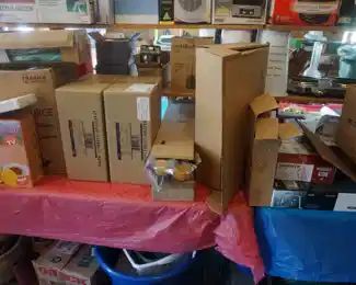 new in box-Air cleaners, faucets and more