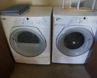 Whirlpool front load washer and dryer
