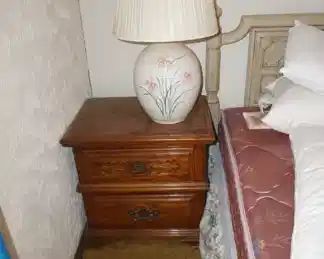 lamp, night stand