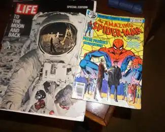 Spider Man comic book, Life magazine