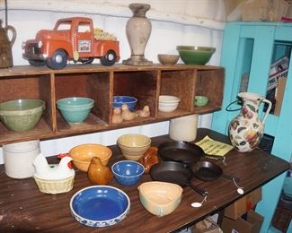 Decor, pottery, bowls
