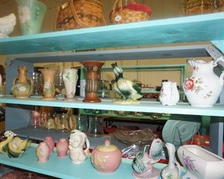 Roseville and other pottery