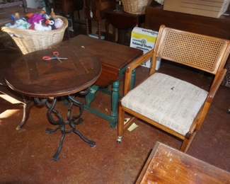 chair. tables