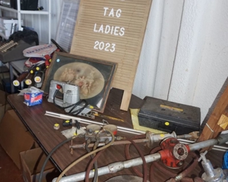 tools, letter board