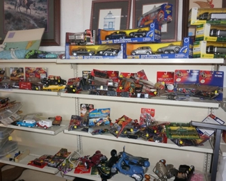 toy automobiles, tractors, trucks etc