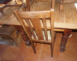vintage table and chairs
