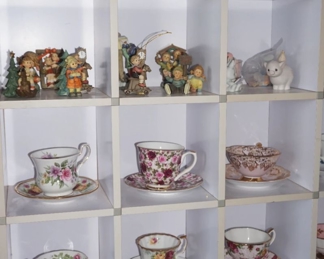 Hummels, tea cups