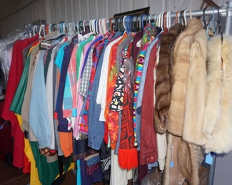 clothing, fur coats