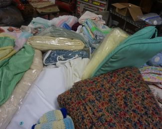 Afgans, chair cushions, baby quilts